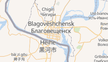 Mapa online de Blagovéshchensk