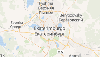 Mapa online de Ekaterimburgo