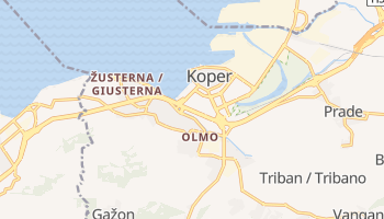Mapa online de Koper