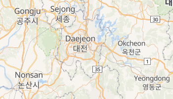 Mapa online de Daejeon