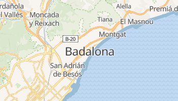 Mapa online de Badalona