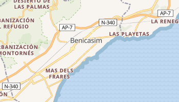 Mapa online de Benicasim