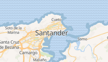 Mapa online de Santander