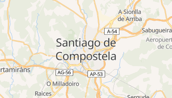 Mapa online de Santiago de Compostela