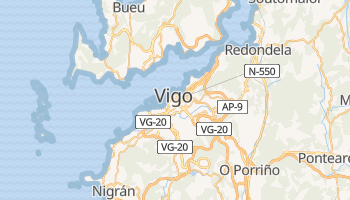 Mapa online de Vigo