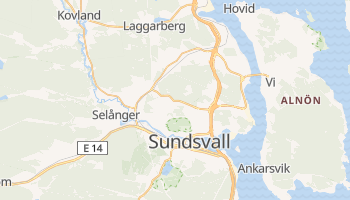 Mapa online de Sundsvall