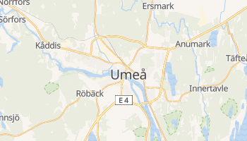Mapa online de Umeå