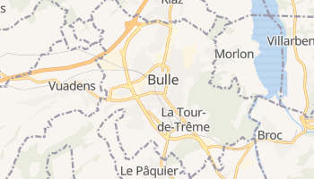 Mapa online de Bulle