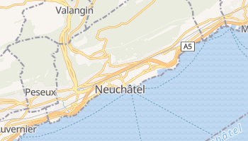 Mapa online de Neuchâtel