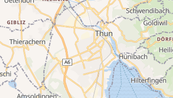 Mapa online de Thun