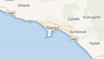 Mapa online de Alanya