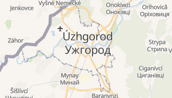 Mapa online de Uzhgorod