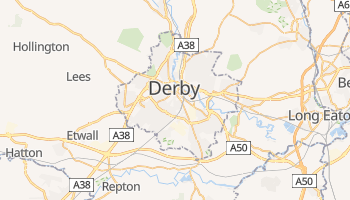 Mapa online de Derby