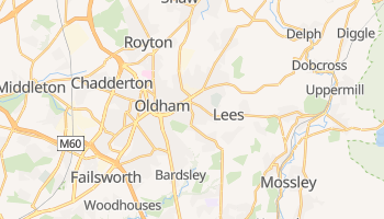 Mapa online de Oldham
