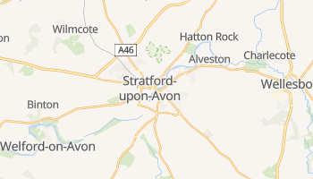 Mapa online de Stratford-upon-Avon