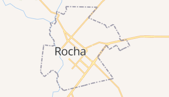 Mapa online de Rocha