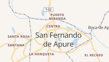 Mapa online de San Fernando de Apure