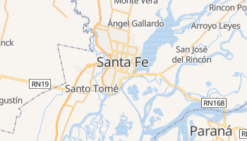Carte en ligne de Santa Fe