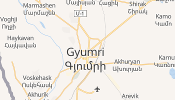 Carte en ligne de Gyumri