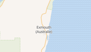 Carte en ligne de Exmouth