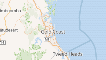 Carte en ligne de Gold Coast