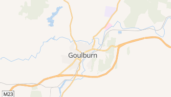 Carte en ligne de Goulburn