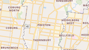 Carte en ligne de Preston