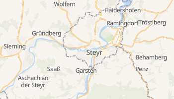 Carte en ligne de Steyr