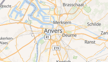 Carte en ligne de Anvers