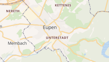 Carte en ligne de Eupen