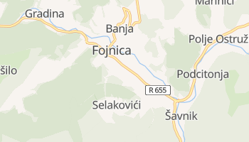Carte en ligne de Fojnica