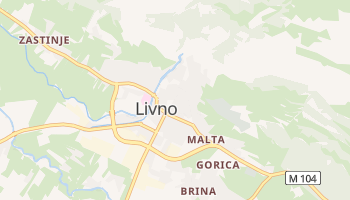 Carte en ligne de Livno