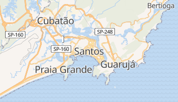 Carte en ligne de Santos