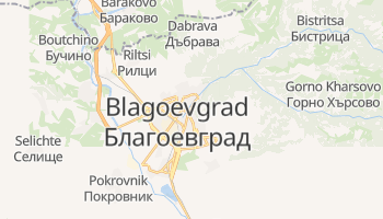 Carte en ligne de Blagoevgrad