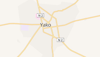 Carte en ligne de Yako