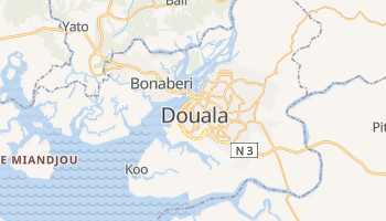 Carte en ligne de Douala