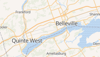 Carte en ligne de Belleville