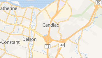 Carte en ligne de Candiac