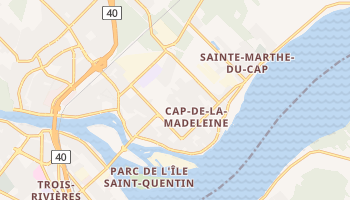 Carte en ligne de Cap-de-la-Madeleine