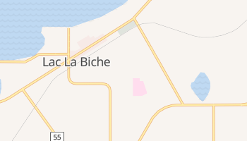 Carte en ligne de Lac La Biche
