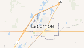 Carte en ligne de Lacombe