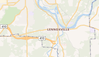 Carte en ligne de Lennoxville