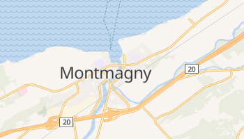 Carte en ligne de Montmagny