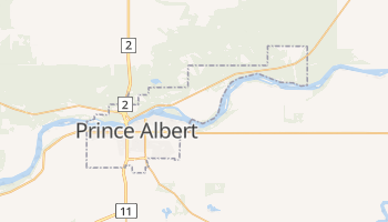 Carte en ligne de Prince Albert