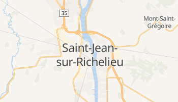 Carte en ligne de Saint-Jean-sur-Richelieu