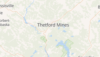 Carte en ligne de Thetford-Mines