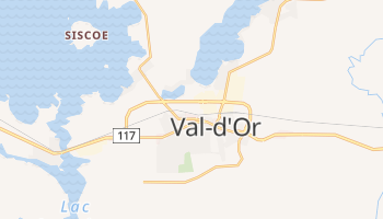 Carte en ligne de Val-d'Or