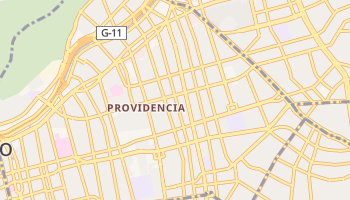 Carte en ligne de Providencia