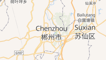 Carte en ligne de Chenzhou