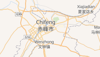 Carte en ligne de Chifeng
